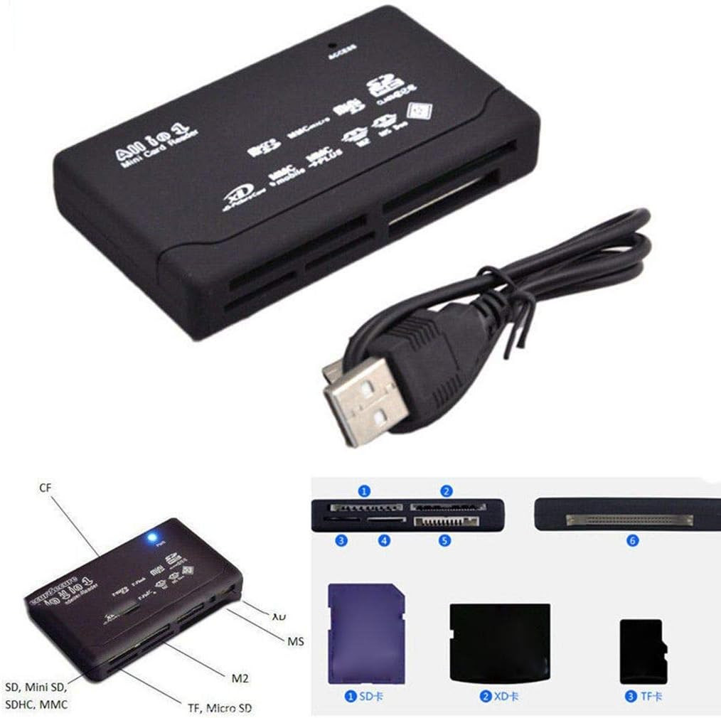 Memory Card Reader Mini 26-IN-1 USB 2.0 High Speed For CF xD SD MS SDHC lot