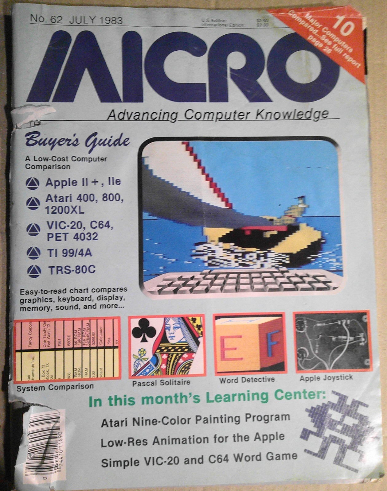Micro Magazine, July 1983 – Buyer’s Guide to Apple, Atari, TRS-80, Commodore, TI