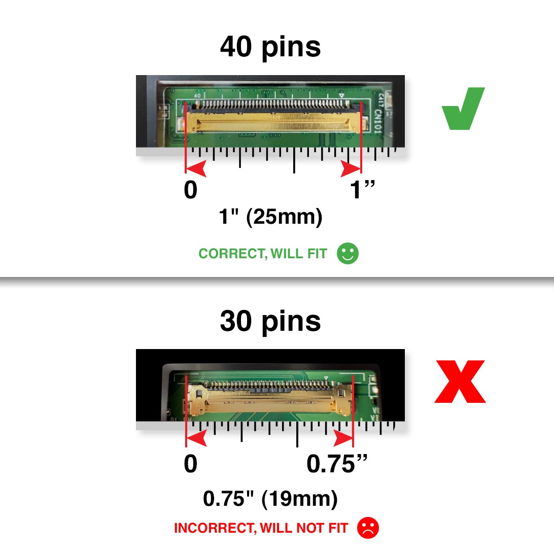 HP 15-EF1041NR 40 Pins Touch Screen Replacement LCD LED Display With Tools