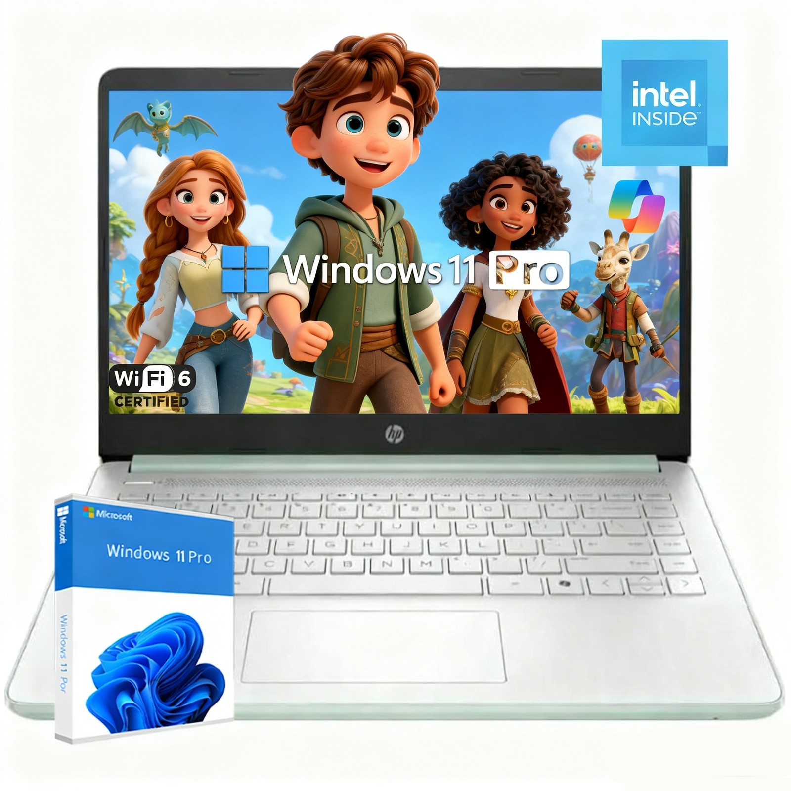 📍HP 14 in Student Laptop Intel Processor N150 Notebook UP TO 16GB RAM Win11Pro