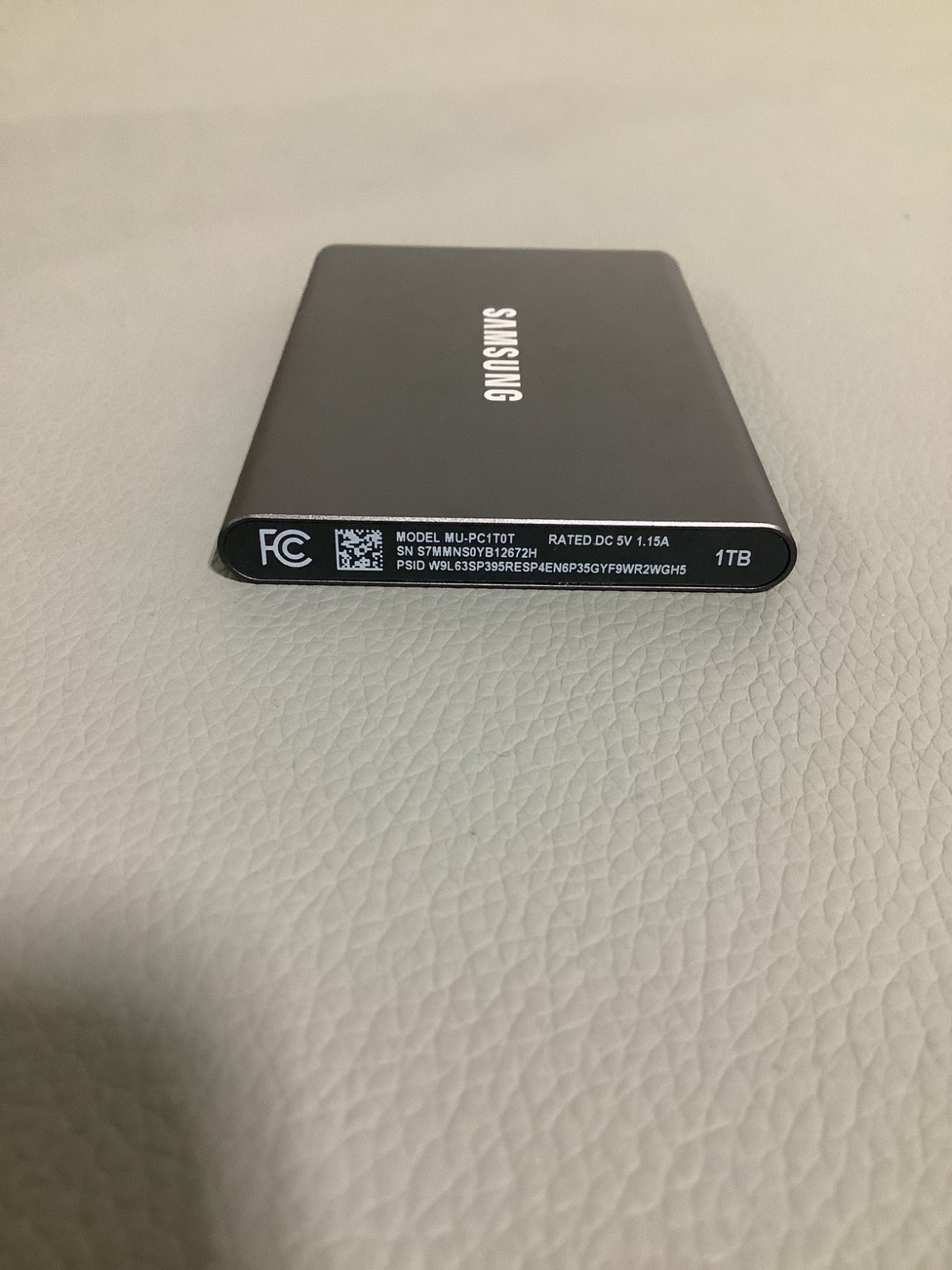 Samsung T7 ‎MU-PC1T0T Portable SSD External Solid State Drive 1TB