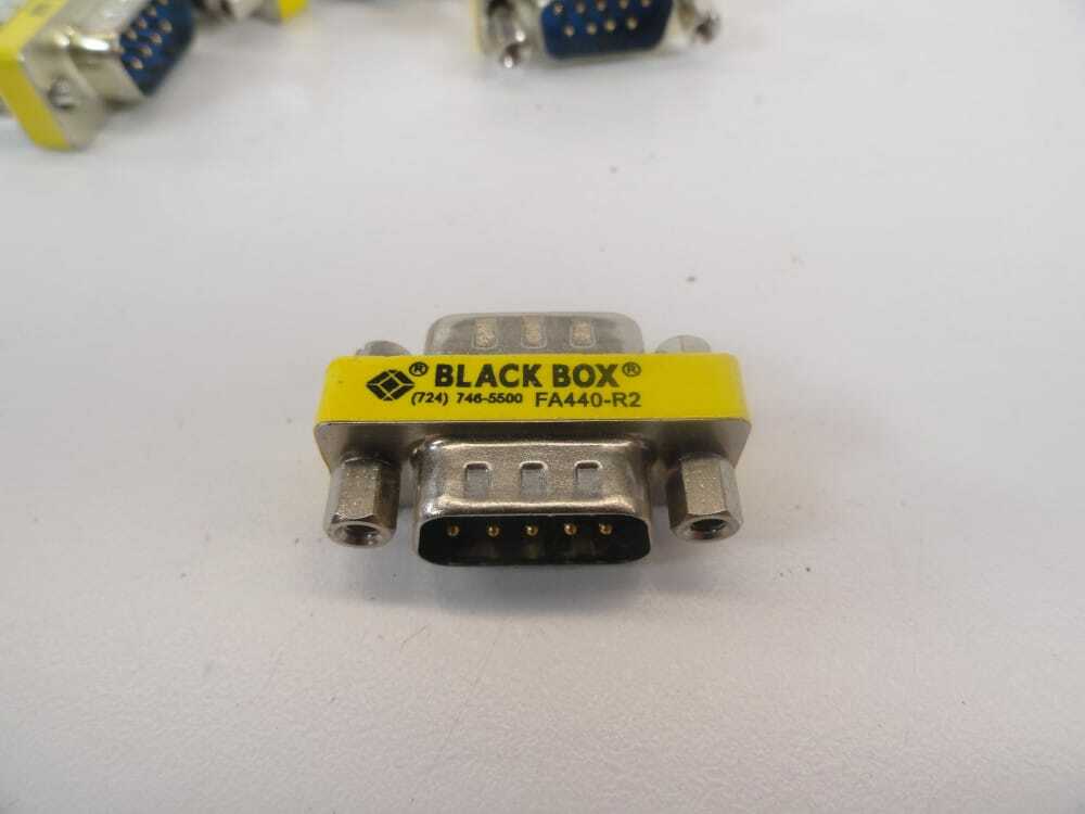 DB9 DB9-M Serial Port 9 Pin Gender Changer Connectors Male to Male – LOT OF 5