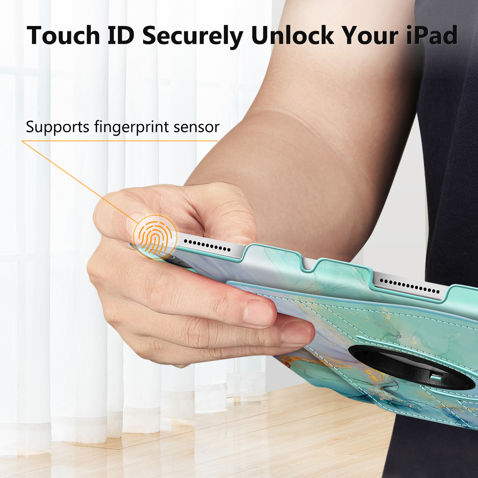 Rotating Case for iPad 10th Generation (2022) 360 Degree Swiveling Stand Cover