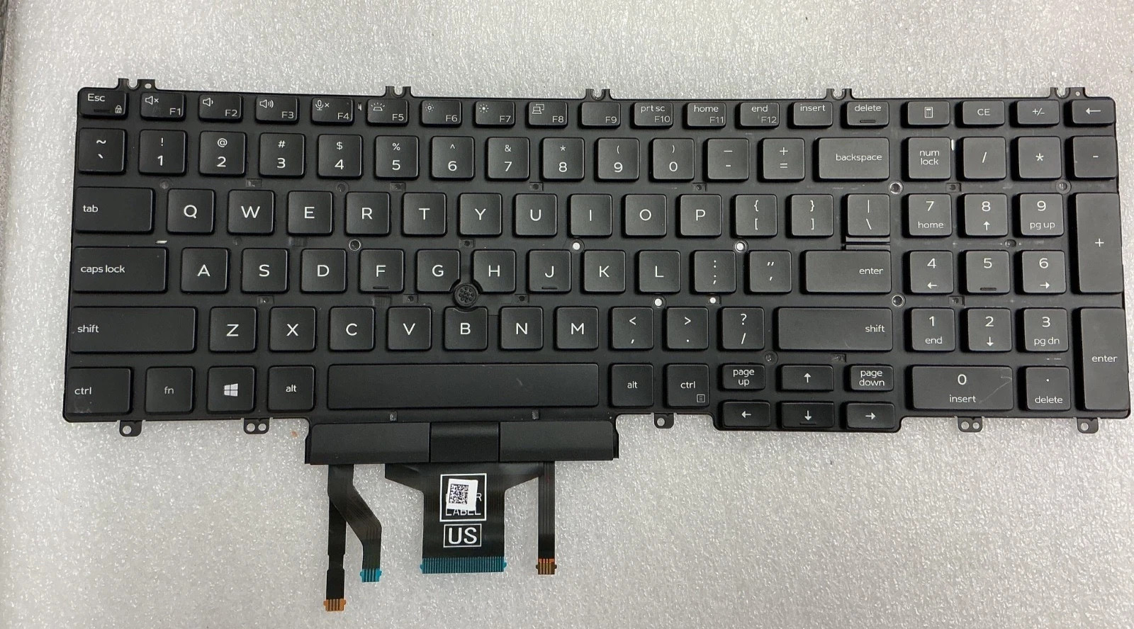 NEW Dell Latitude 5500 5501 5510 5511 US English Backlit keyboard MMH7V 0MMH7V