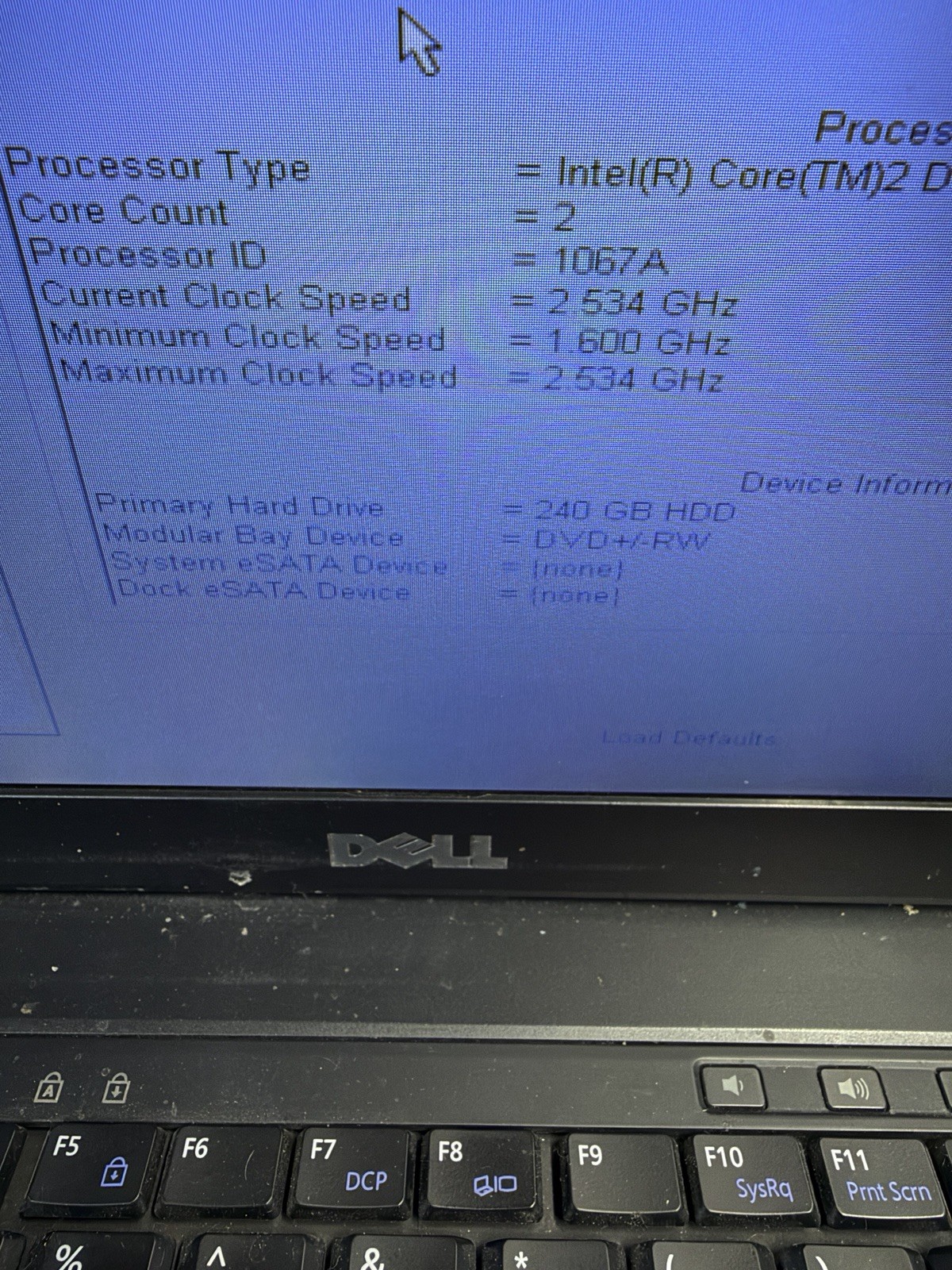 Dell Latitude E6500 P8700 2.53GHz 4GB RAM 320GB WUXGA 1920×1200 no o/s untested