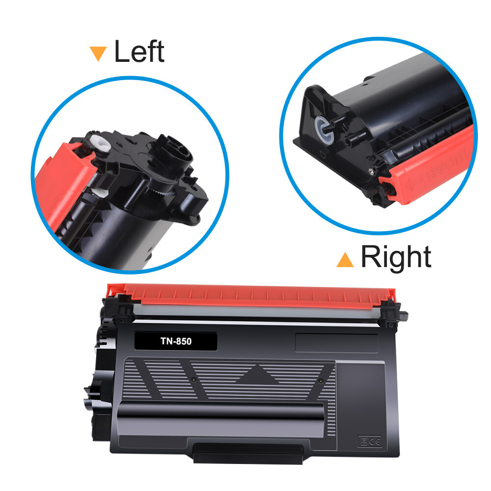 2PK TN850 / TN-850 Compatible Toner Cartridge for Brother DCP-L5500DN (Black)