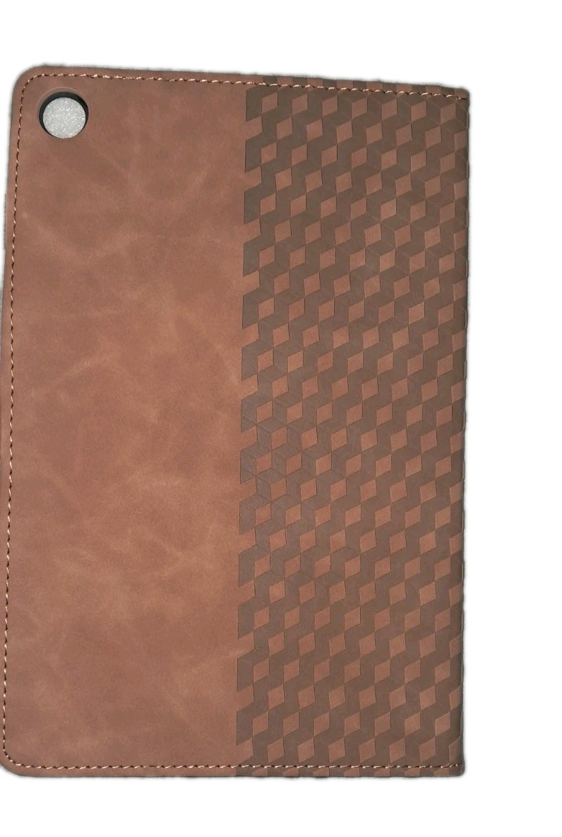 Samsung Galaxy Tab A9 plus 11 Faux Suede Two-tone Brown Grid A9plusX210 New