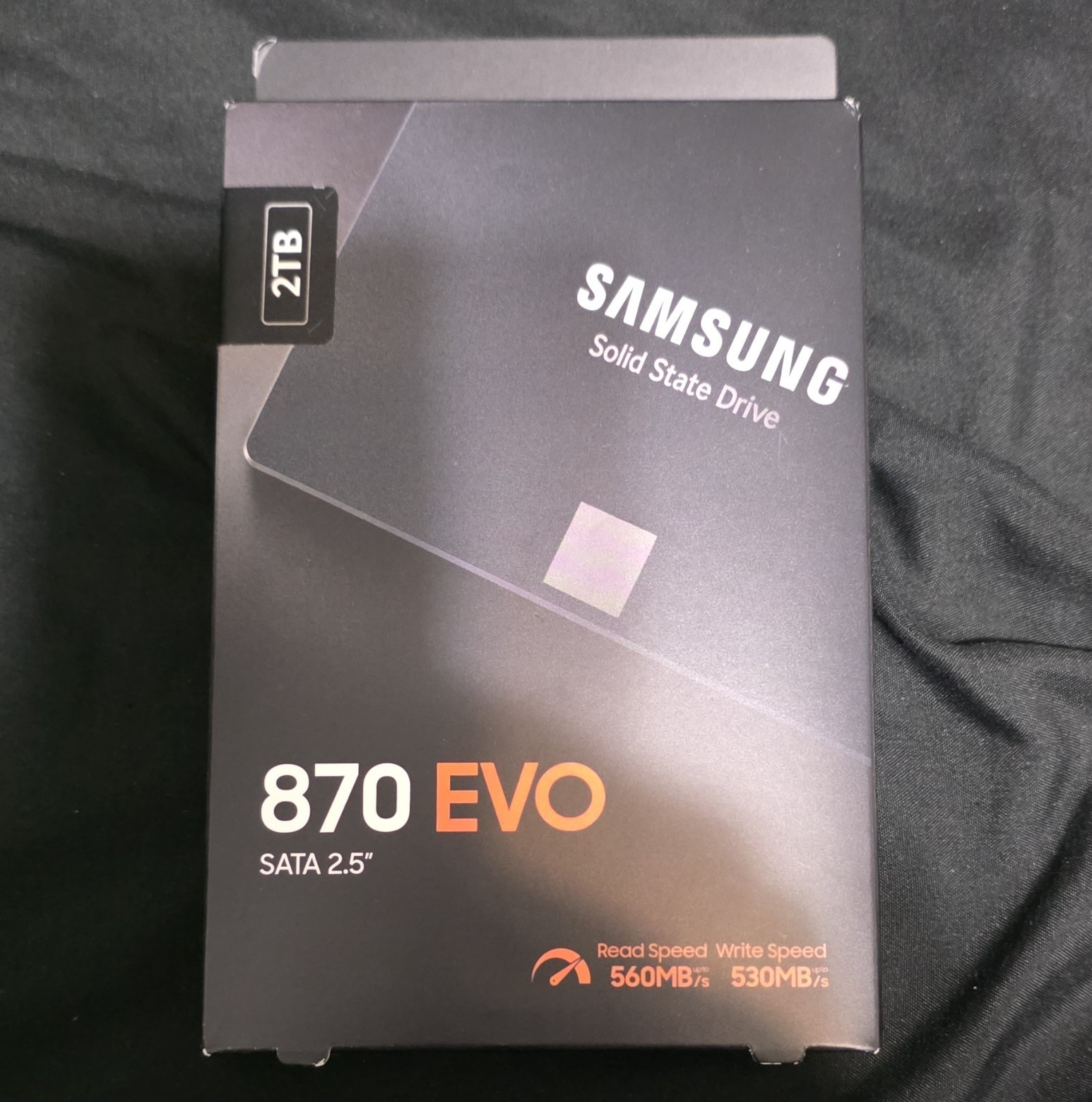 Samsung 870 EVO 2TB SATA 2.5in Internal SSD 560MB/s Read 530MB/s Write