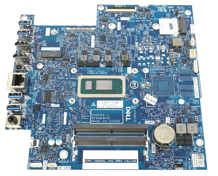 DELL 0R6G2W R6G2W Intel Core 3 100U AIO Motherboard