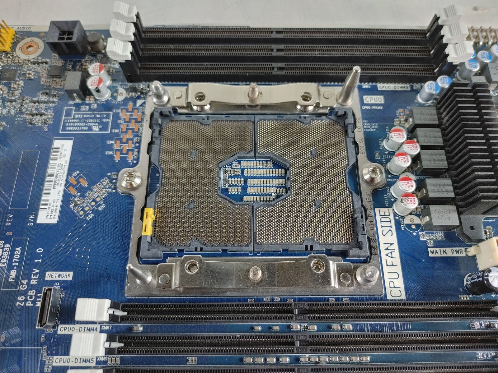 HP Z6 G4 WorkStation Intel LGA 3647-0 DDR4 Desktop Motherboard 844781-001