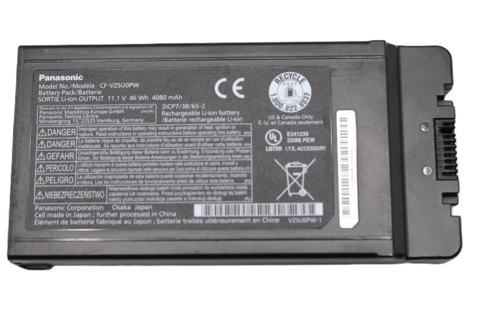 Genuine Panasonic CF-54 Battery 46WH CF-VZSU0PW CF-VZSU0PR CF-VZSU0KR CF-VZSU0GW
