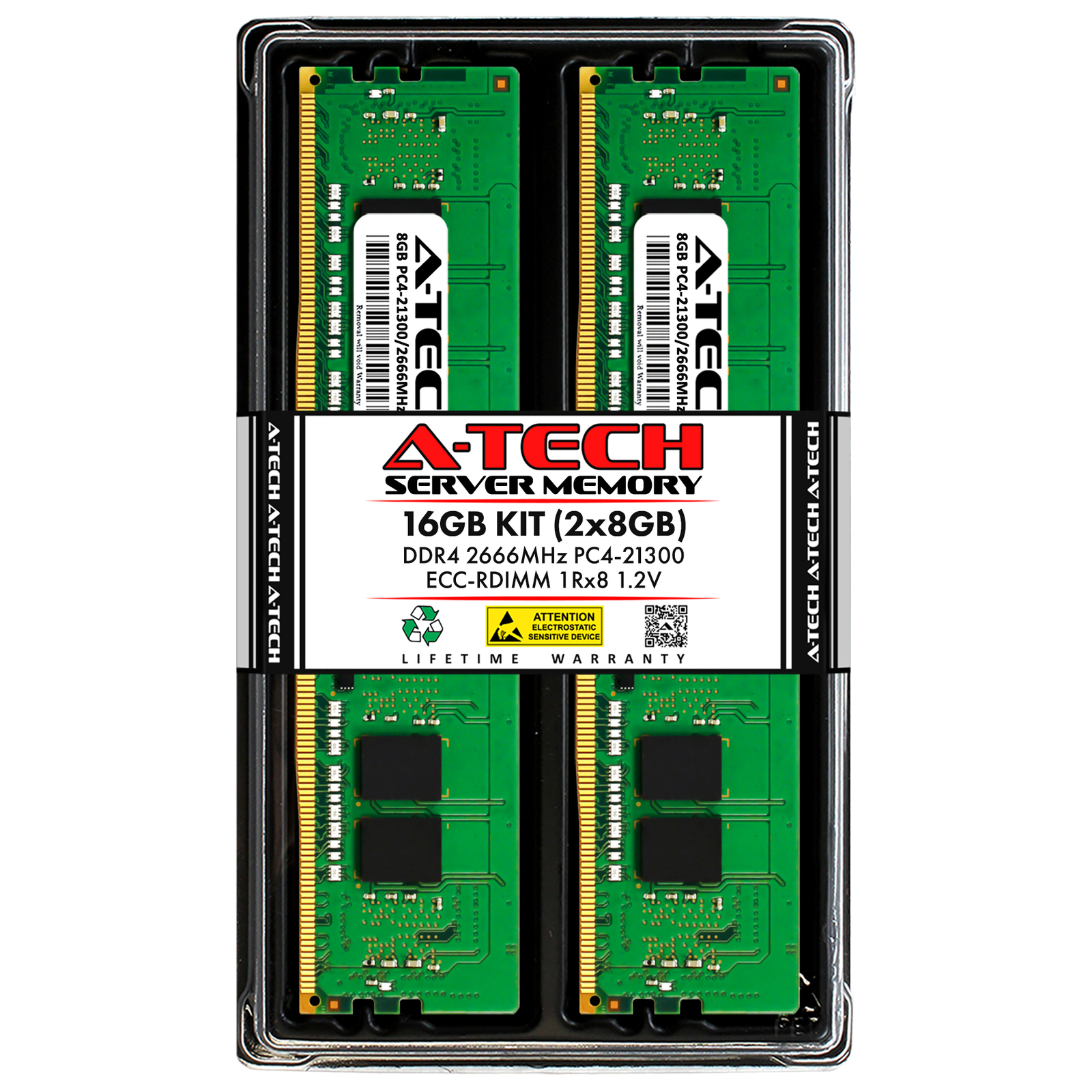 16GB 2x 8GB PC4-2666 RDIMM Supermicro 6018U-TR4T+ 6018U-TRTP+ Memory RAM