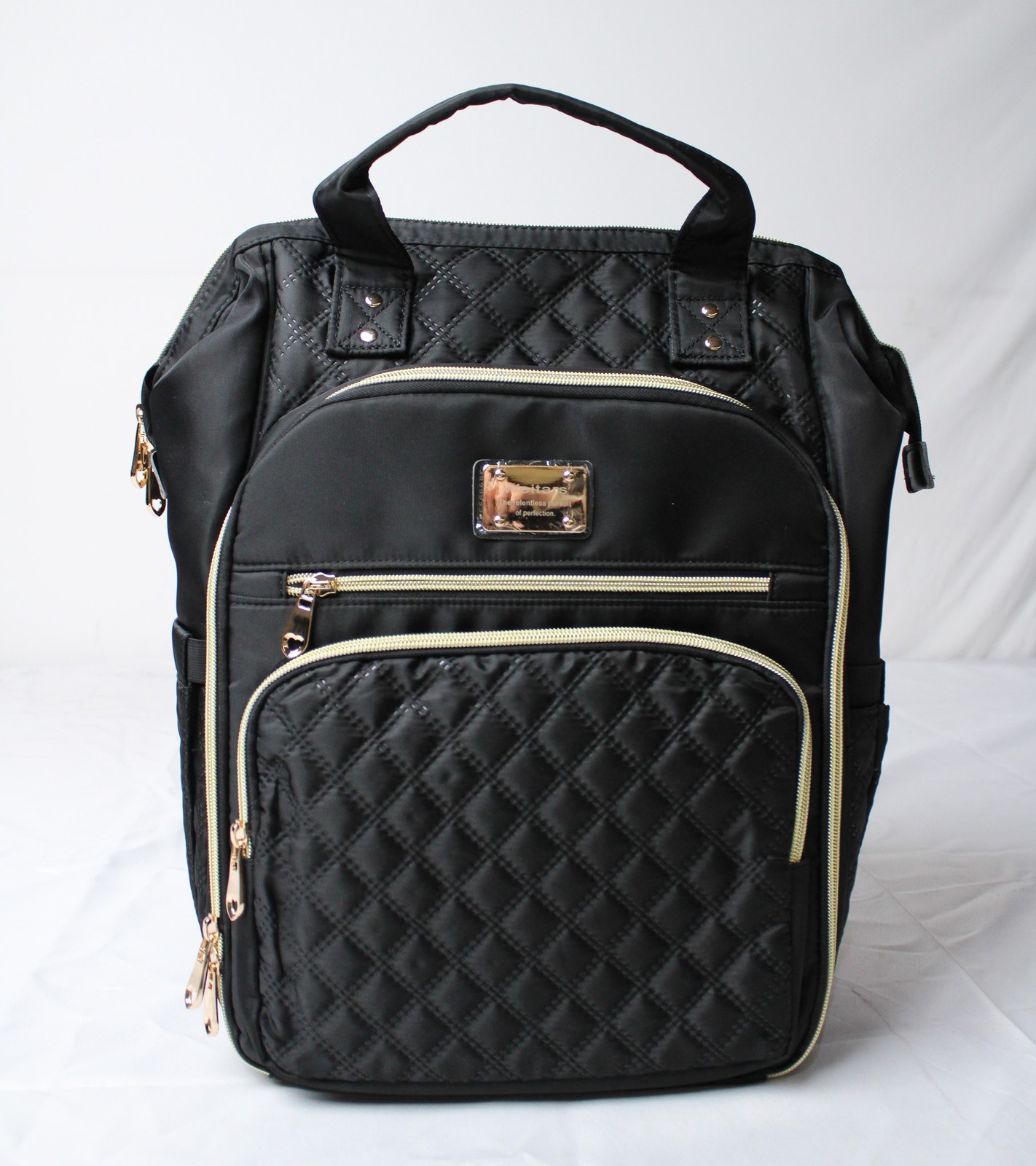 Weitars Women’s Work Laptop Backpack & Lunch Tote Set BE5 Black One Size