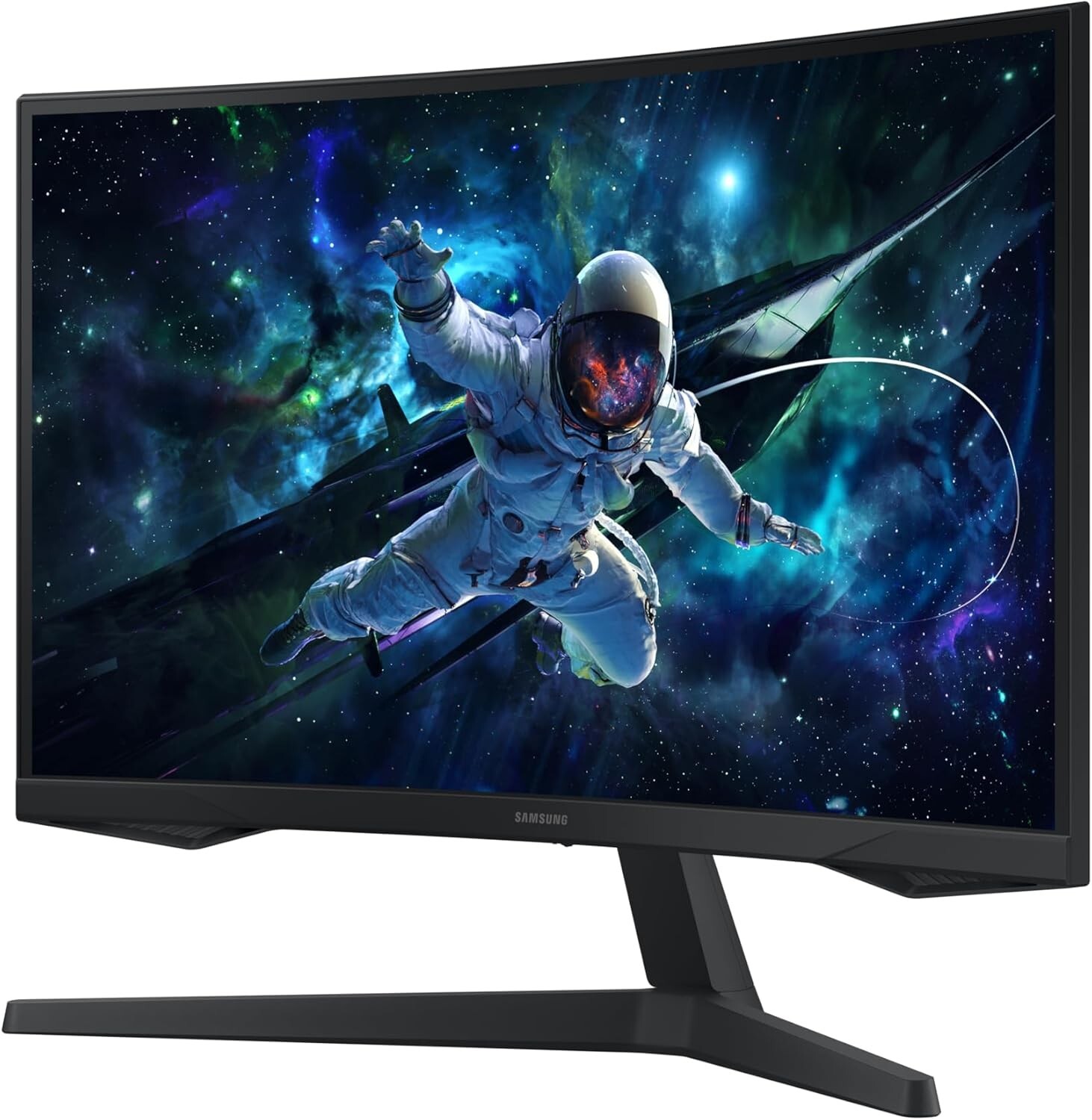Samsung 27″ Odyssey G55C QHD 165Hz 1ms(MPRT) Curved Gaming Monitor