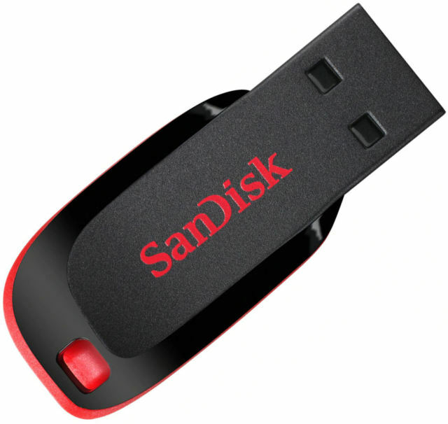 SanDiskSDCZ50-064G-B35 64GB Cruzer Blade USB 2.0 Flash Drive – Black