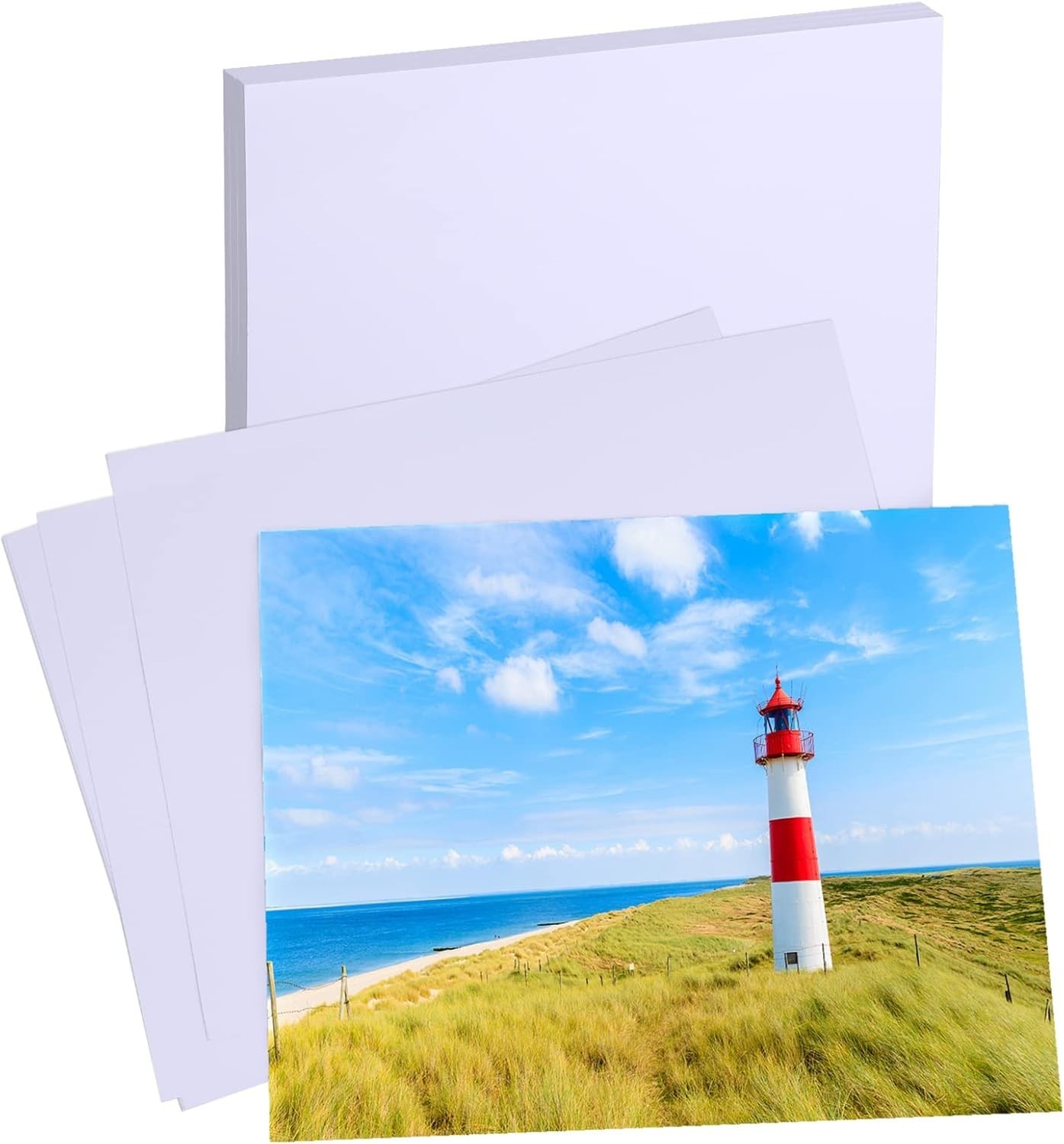30 Sheets Photo Paper 8″x10″ Glossy Paper Photo for Dye Ink Printer 180gsm In…
