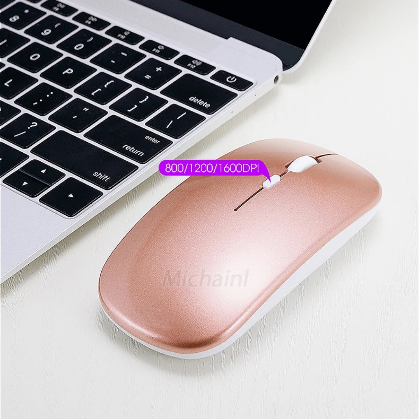 Wireless Mouse Rechargeable Silent LED Backlit Mice PC Laptop Computer Mous 2.4G