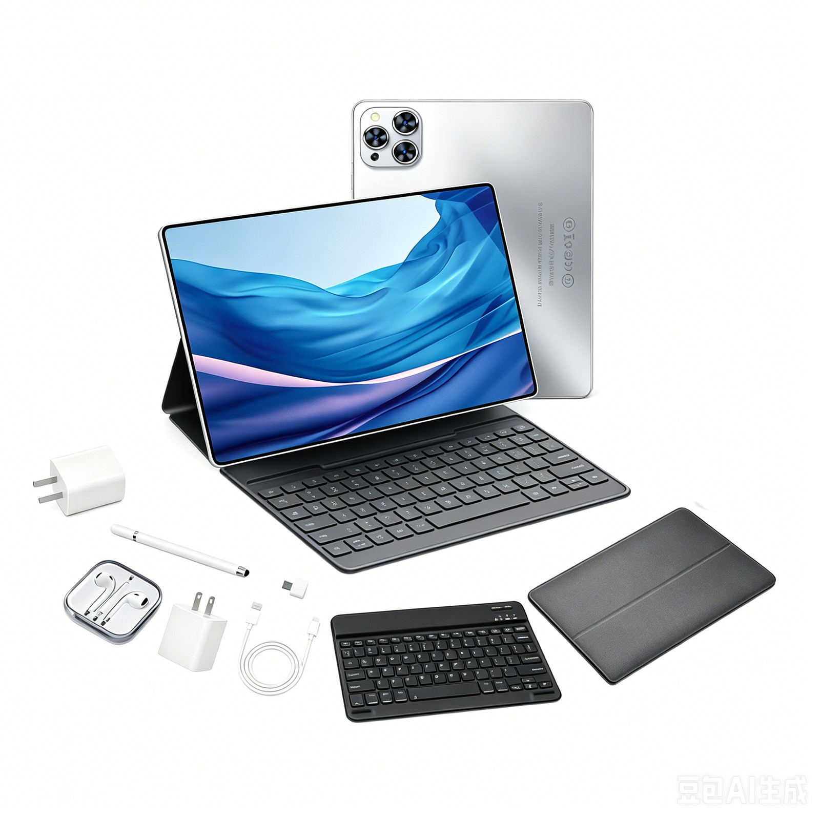 2 In 1 10.1 Inch Tablet Laptop PC 8GB+256GB 8000mAh SIM Slot For Daily Work