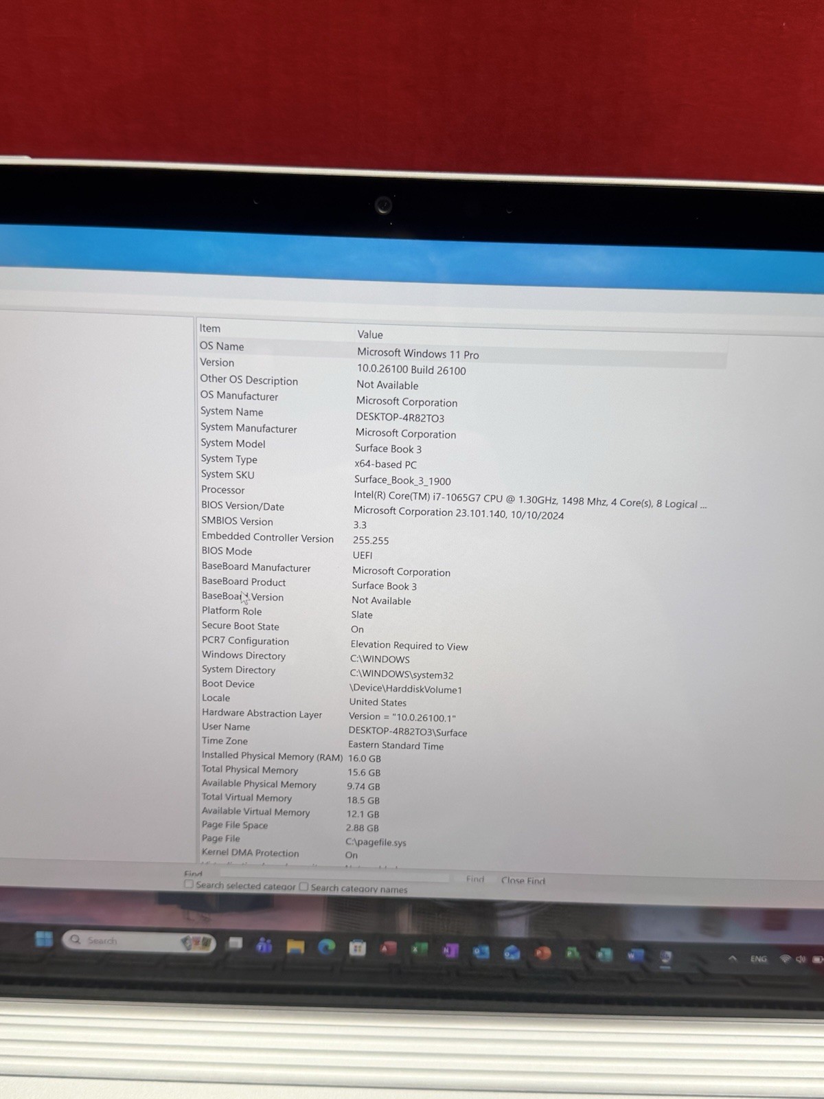 Microsoft Surface Book 3 14” 1900 TOUCH-10th i7-1065G7 16GB 256GB GTX 1650 Max-Q