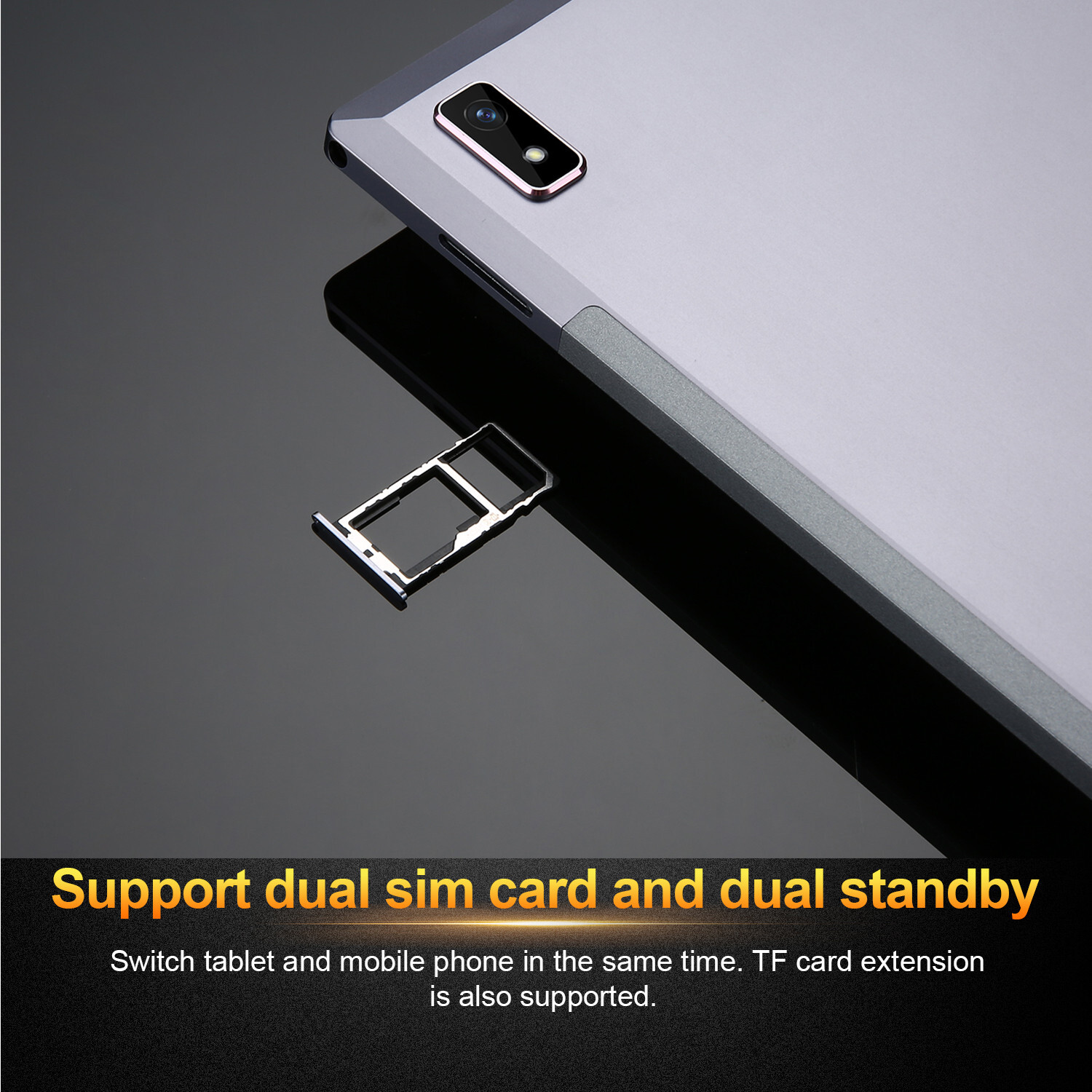 10in 4G Android 11 Phone Call Tablet 2.5D IPS 1920X1200 8GB RAM 256GB ROM GPS