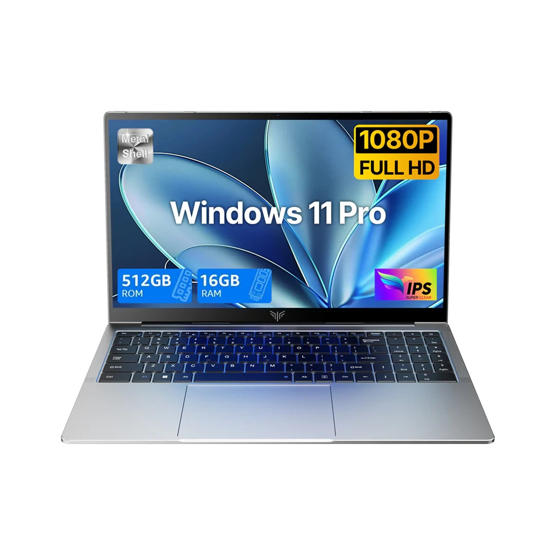 AceMagic AX15 16″ Notebook Laptop Intel N150 16GB RAM + 512GB SSD Windows 11 Pro