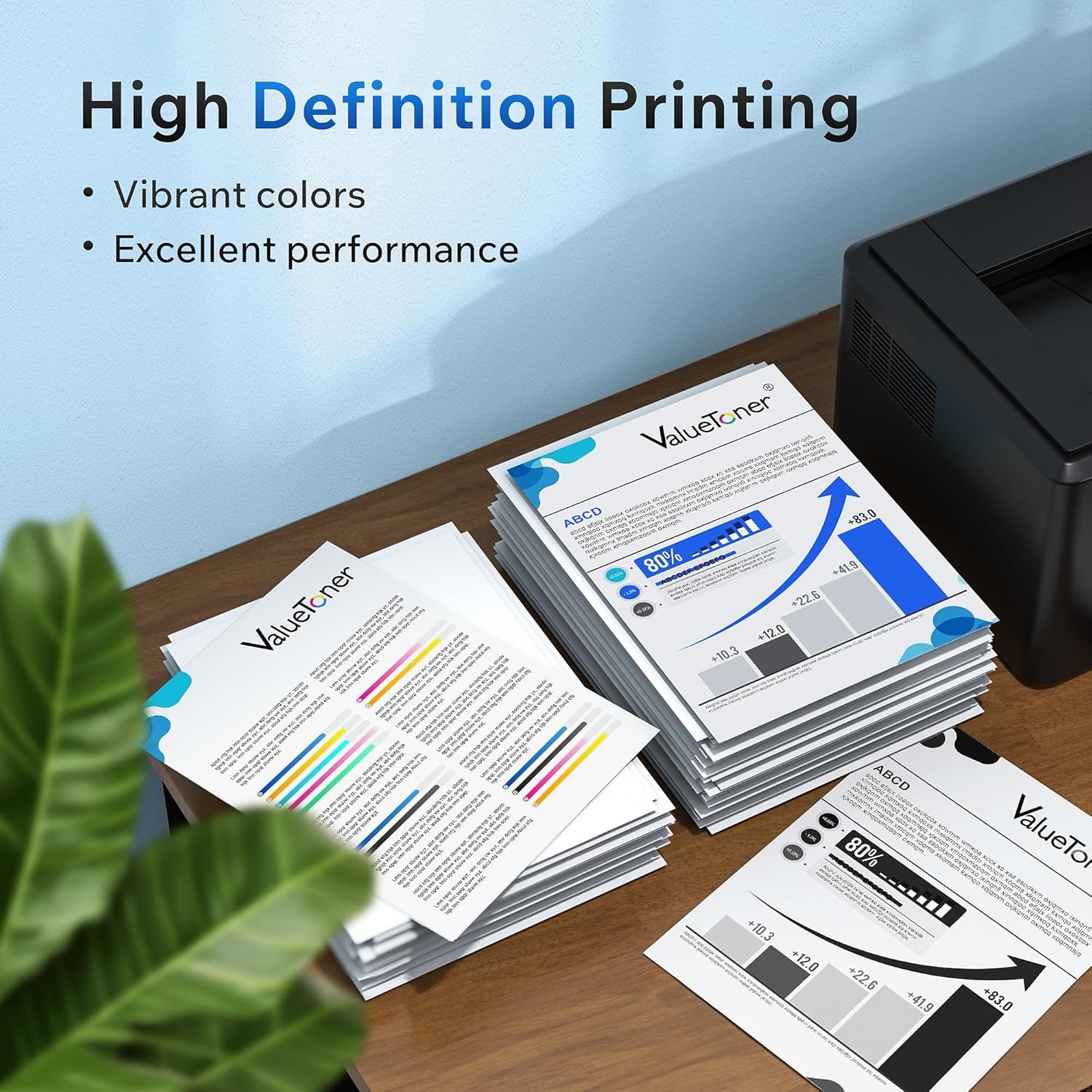 4PK Replace For HP 210X High-Yield Toner for Laserjet Pro 4201dn MFP 4301dw