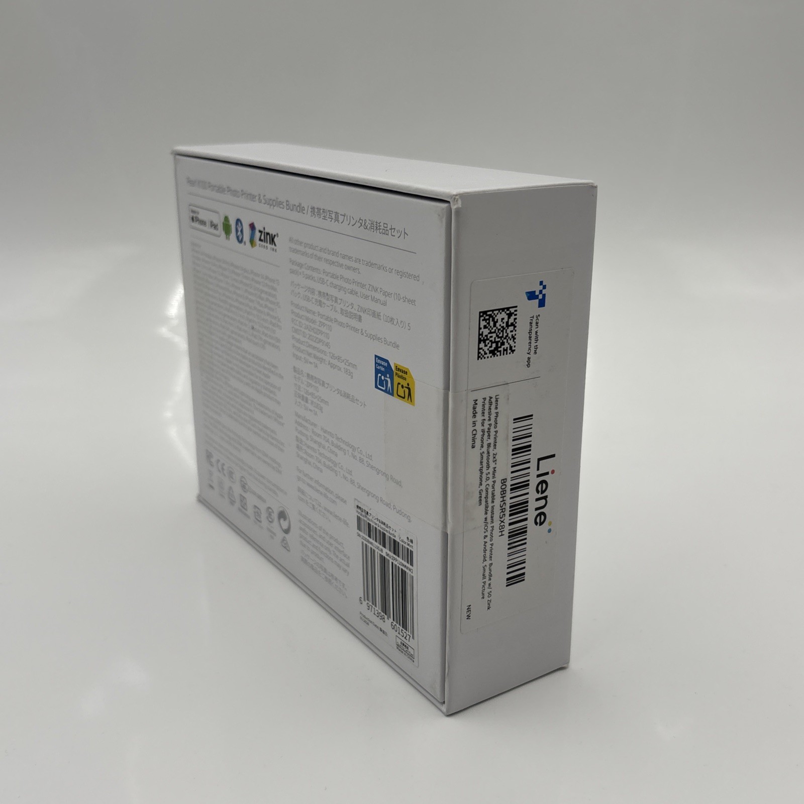Liene K100 Photo Printer 2×3″ Mini Portable Instant Photo Printer New Sealed
