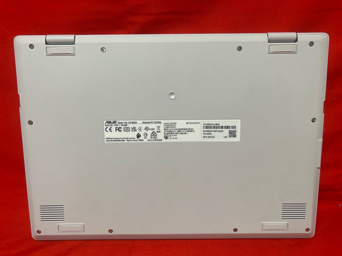 ASUS Chromebook CX1400CKA-DB44 14″ Celeron N4500 4GB 64GB +Charger (CP1126372)