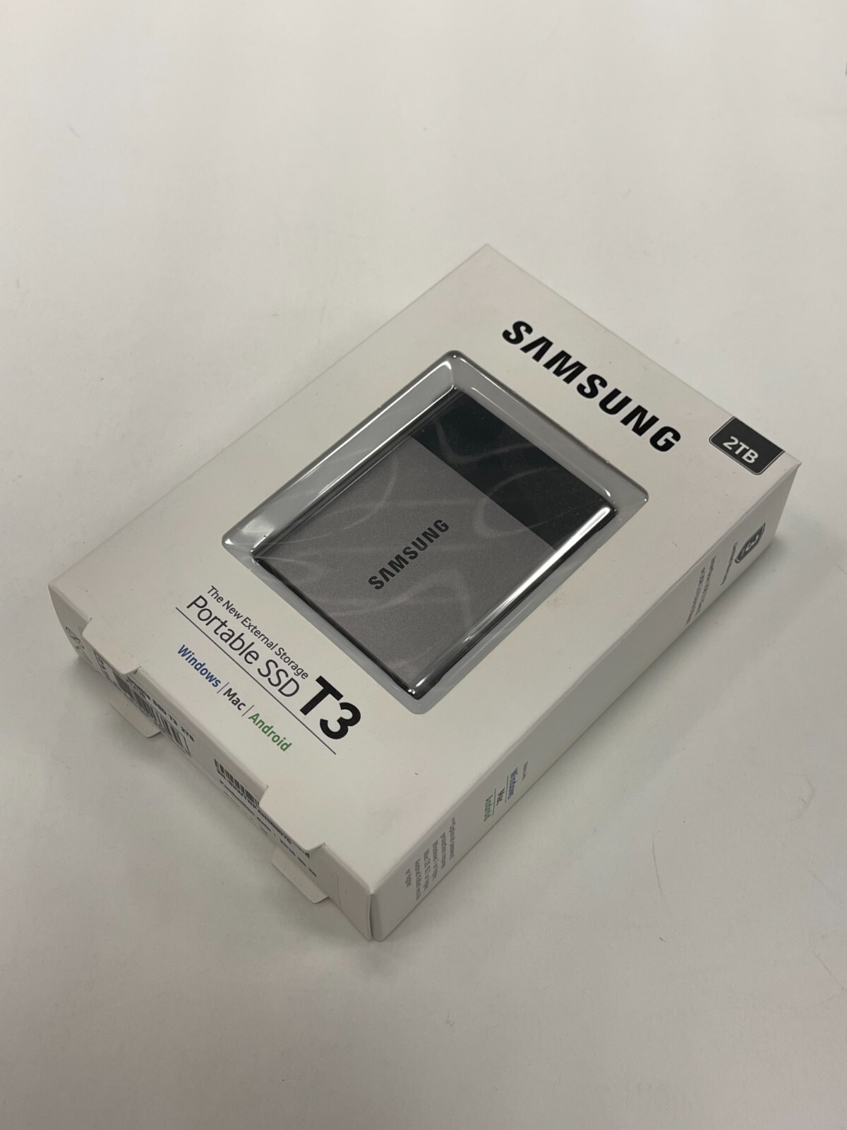 New Samsung T3 Portable External Drives SSD 2TB USB 3.1 MU-PT2T0B/AM