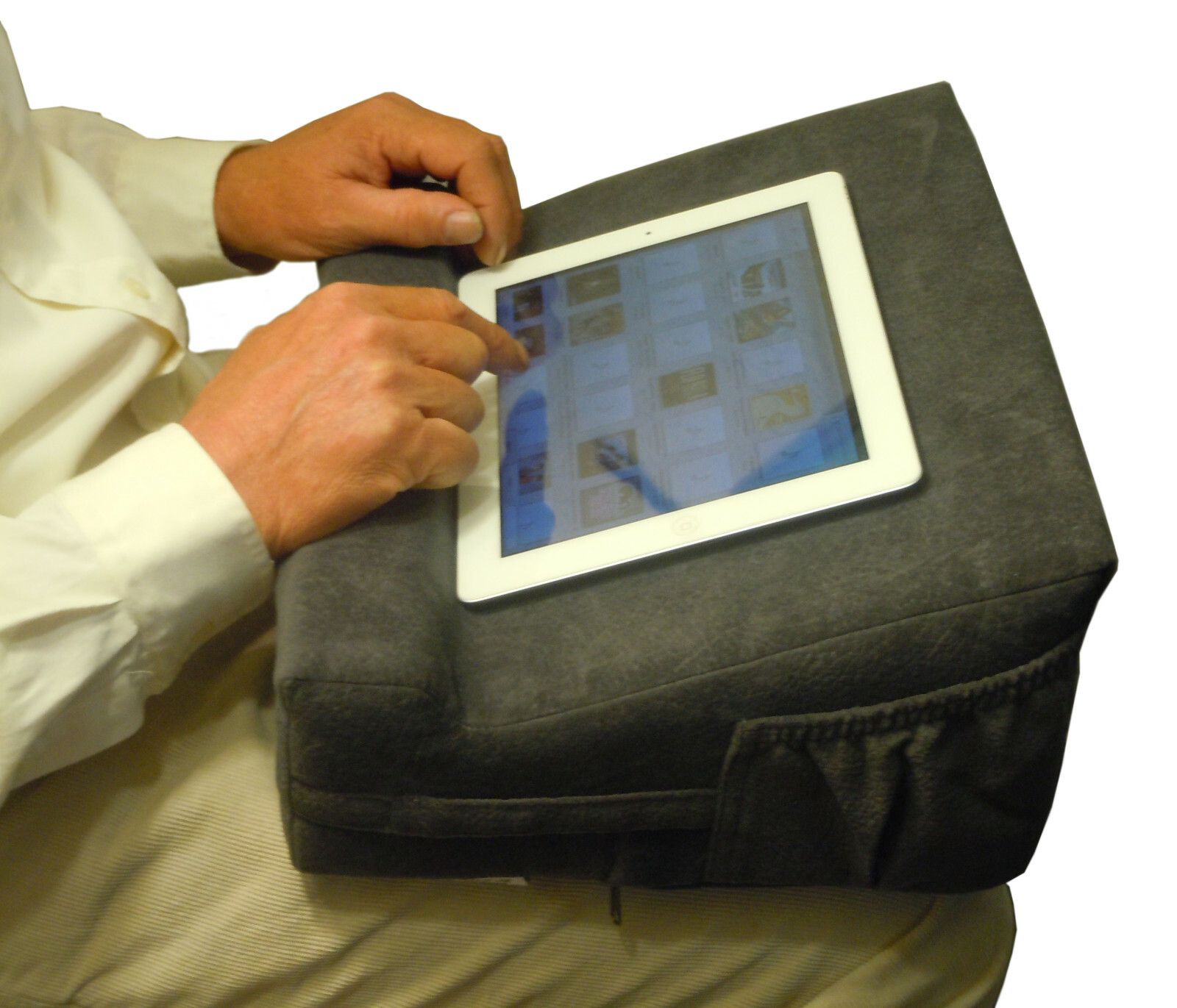 Laptop Easel, Lap Pillow. Ergonomic Laptop Computer Desk & Desktop Book Stand.