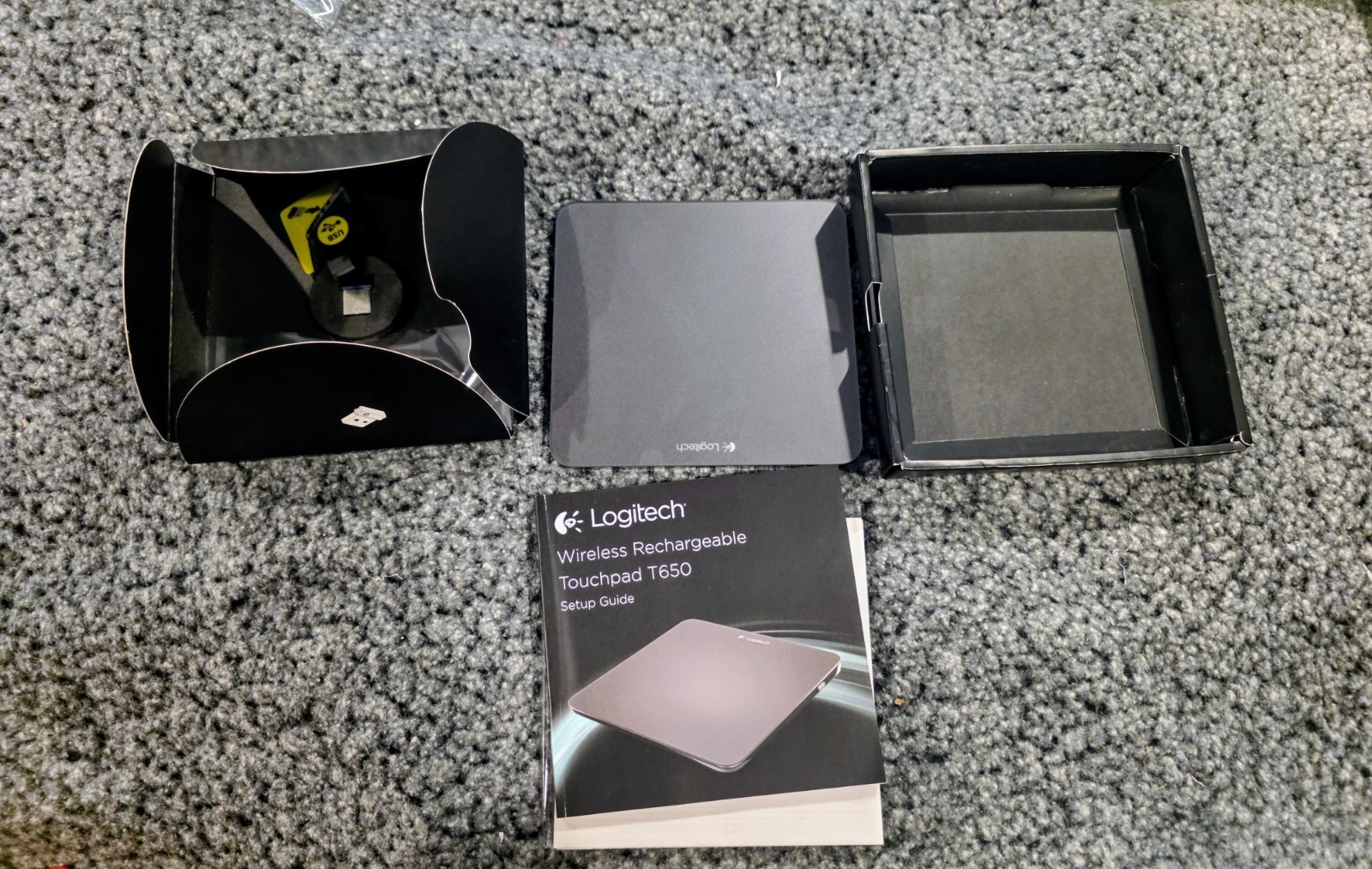 Logitech Wireless Rechargeable Touchpad Wireless Touchpad T650 W/usb