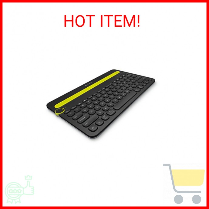 Logitech K480 Wireless Multi-Device Keyboard for Windows, macOS, iPadOS, Android