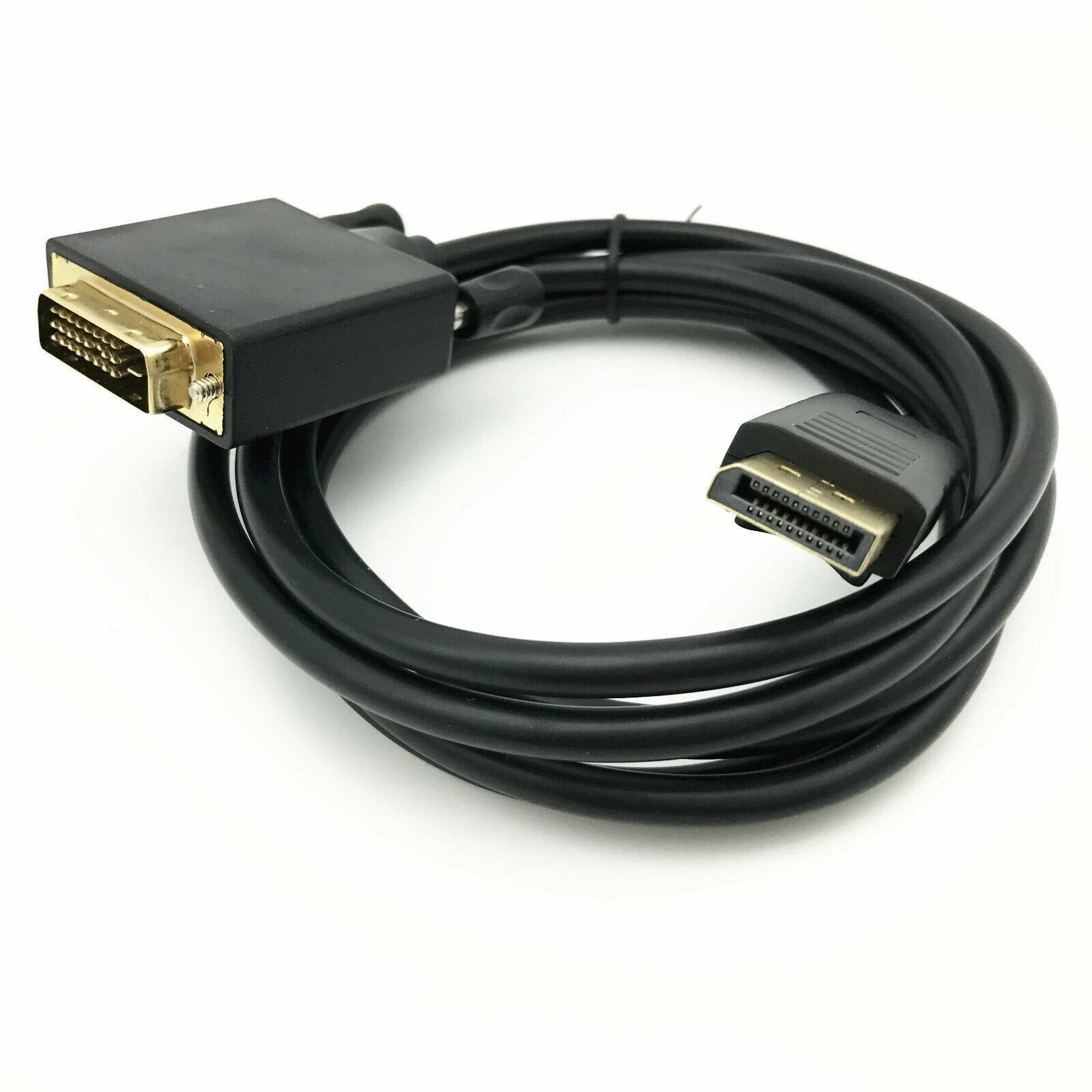 6/10/15 Ft Gold Plated DP DisplayPort to DVI-D Male Dual Link Cable 4k 1080P LOT
