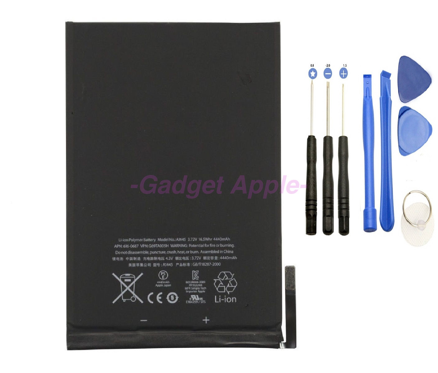 4440mAh Battery Replacement for Apple iPad Mini 1 7.9″ A1432 A1454 A1455