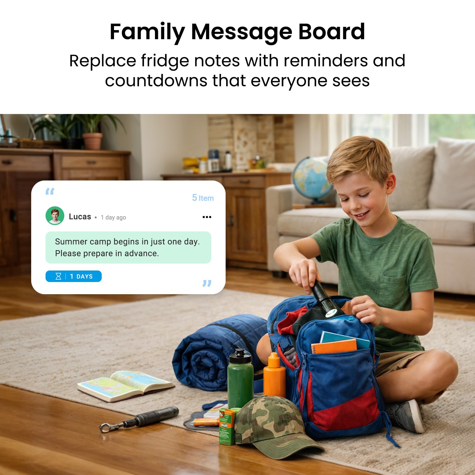 ApoloSign 15.6 inch Digital Calendar Smart Family Wall Planner(Factory Restored)