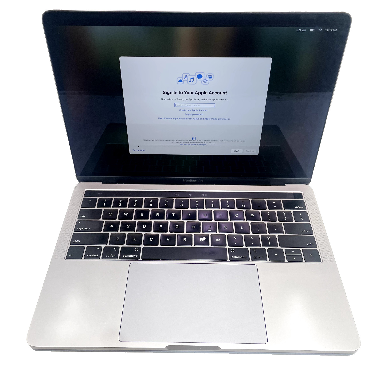 Apple MacBook Pro A1989, 2018, i7, 16GB RAM, 256GB SSD, 13in – Space Gray*READ*