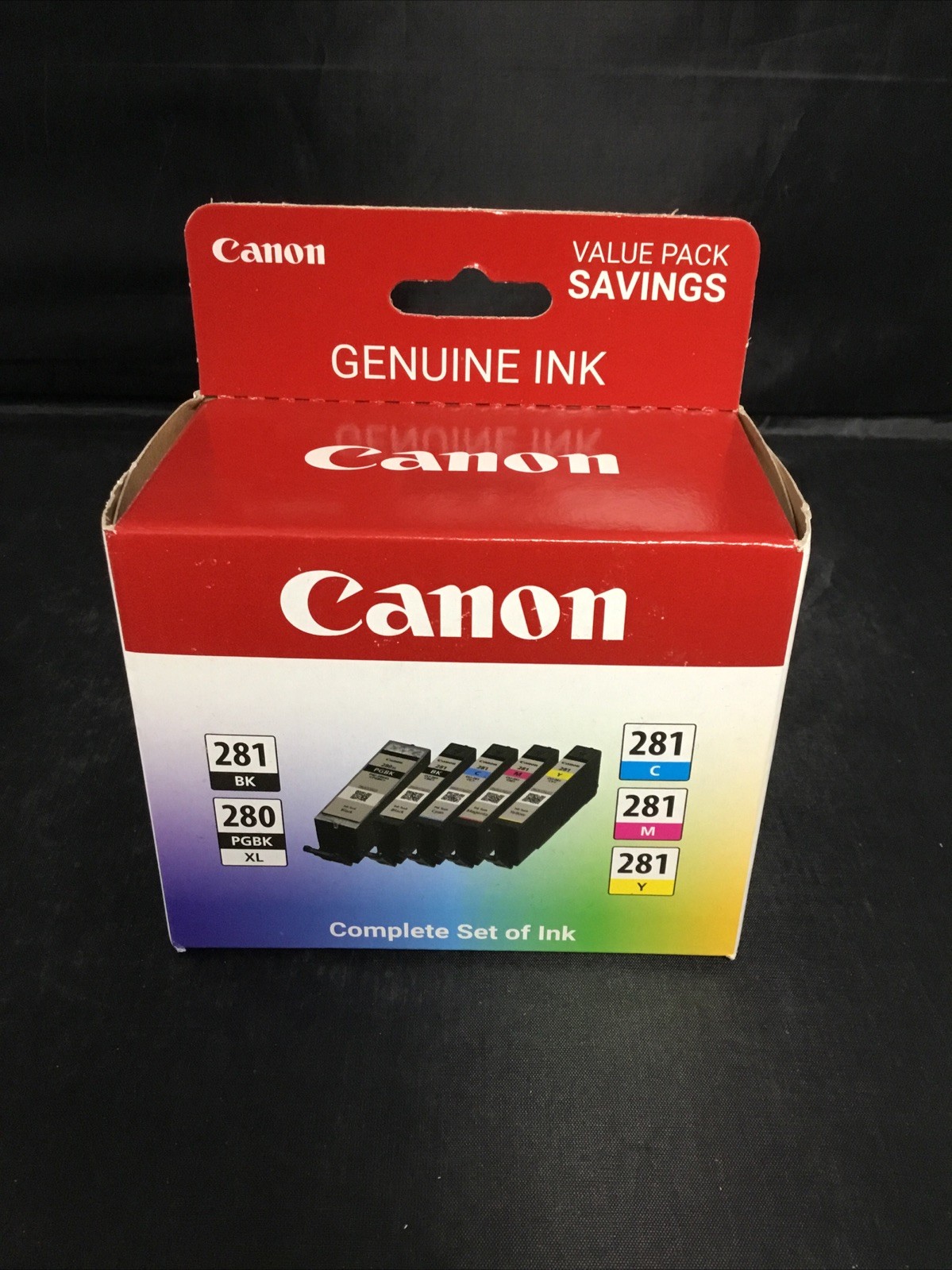 Genuine Canon PGI-280 XL & CLI-281 Standard B/C/M/Y Ink Cartridges 5 PACK NEW