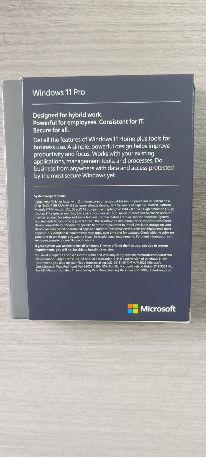 Brand New Microsoft Windows 11 Professional 64-bit USB Stick + KEY sticker