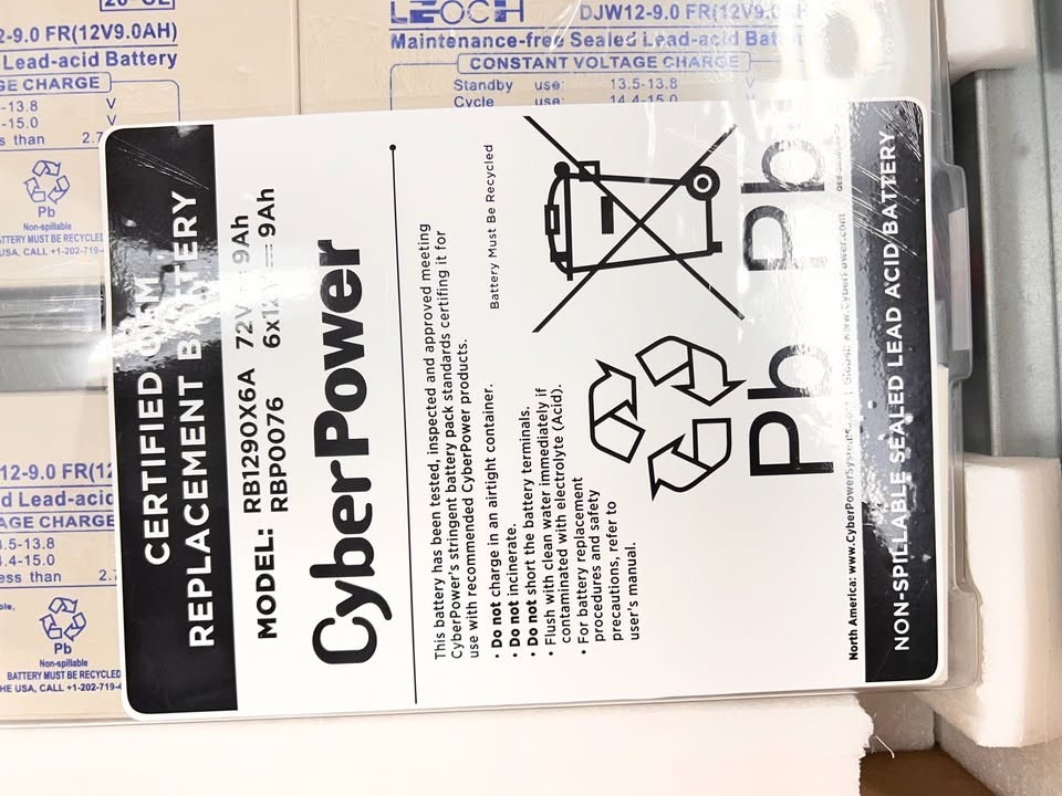 CyberPower RB1290X6A UPS Replacement Battery Cartridge