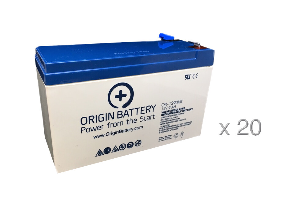 CyberPower OL8KRT3UHW Battery Replacement Kit – 20 Pack 12V 9AH HR Series