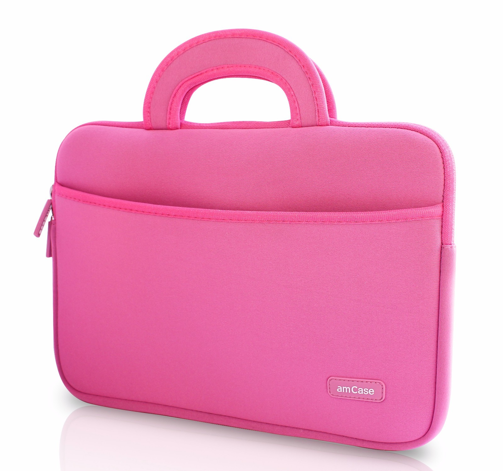 amCase Chromebook Case (13.3″) Protective Neoprene Laptop Sleeve/Bag (Pink)