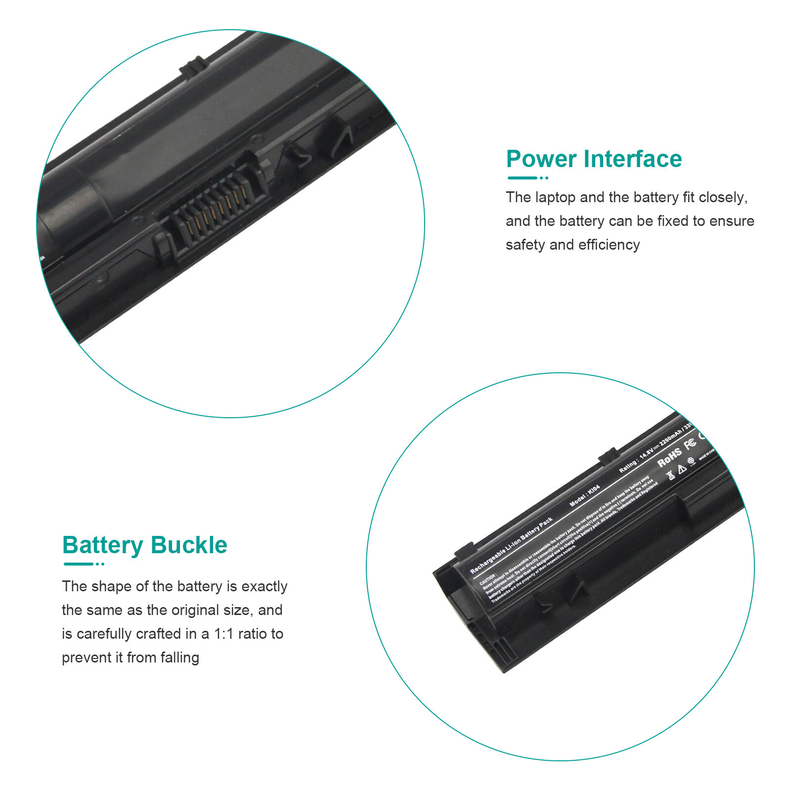 KI04 Battery For HP Pavilion 17-g121wm 17-g122ds 17-g119dx 17-g113dx 17-g102tx