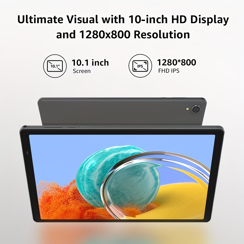 10.1″ Android 16 Tablet 8GB + 64GB ROM 1TB Expandable Gemini AI Wifi 6 Dual SIM