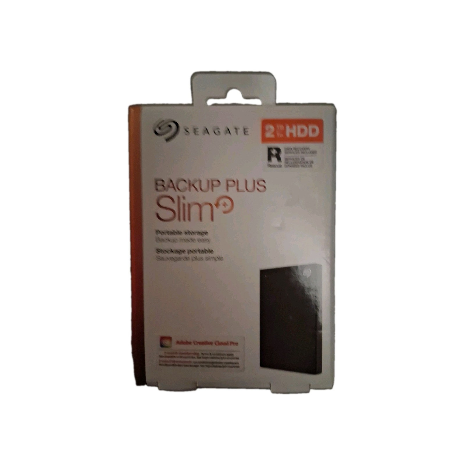 Seagate STHN2000400 Backup Plus Slim USB 3.0 2TB External Hard Drive – Black