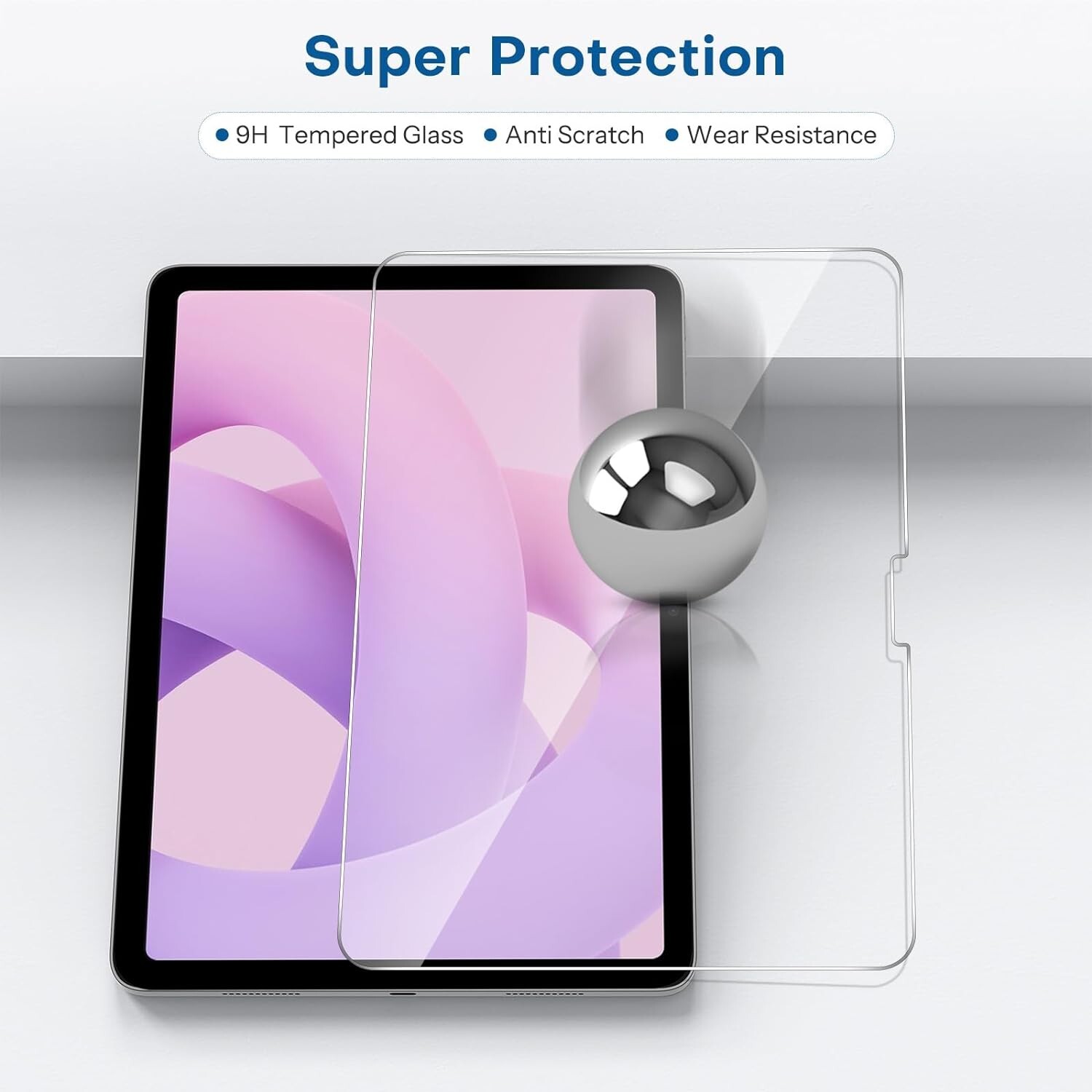 2 Pack iPad Air 11 inch Screen Protector Tempered Glass for iPad Air 11″ M2 2024