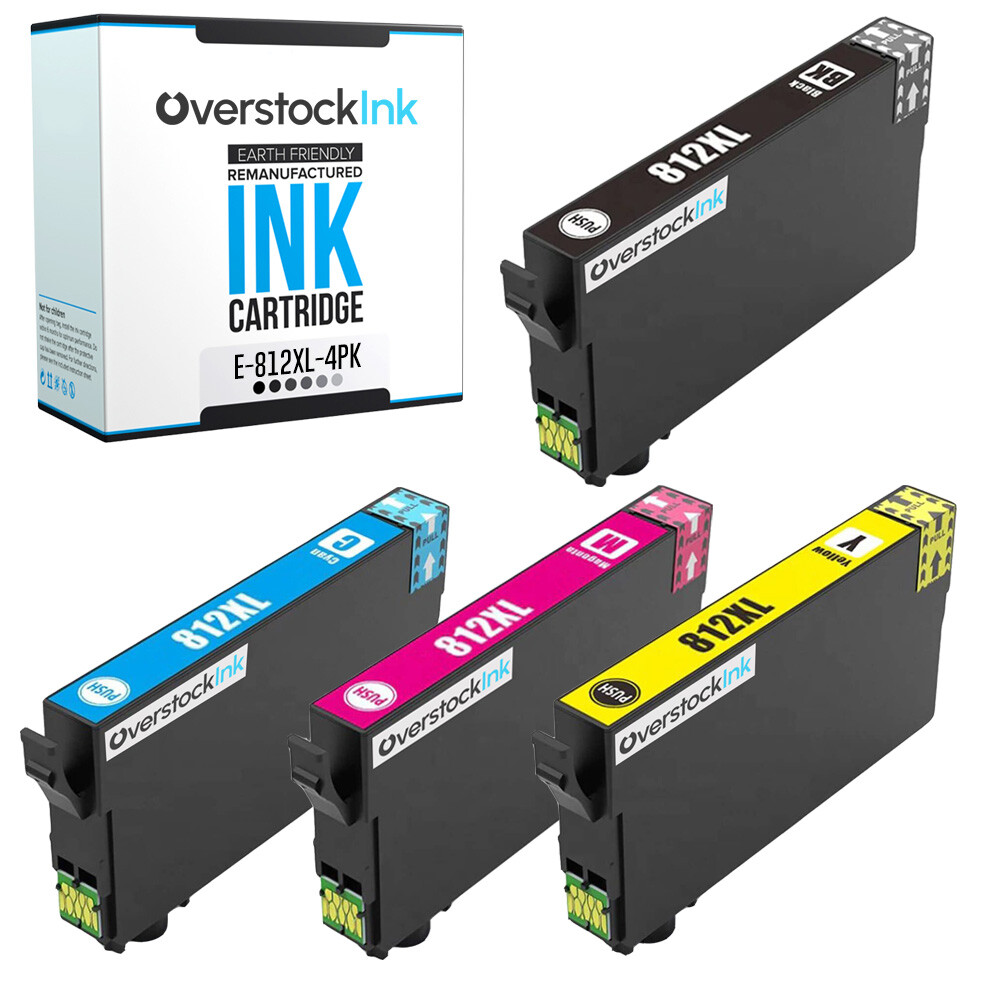 812XL Black Color T812XL Ink Cartridges for Epson 812 XL Workforce EC-C7000 Pro