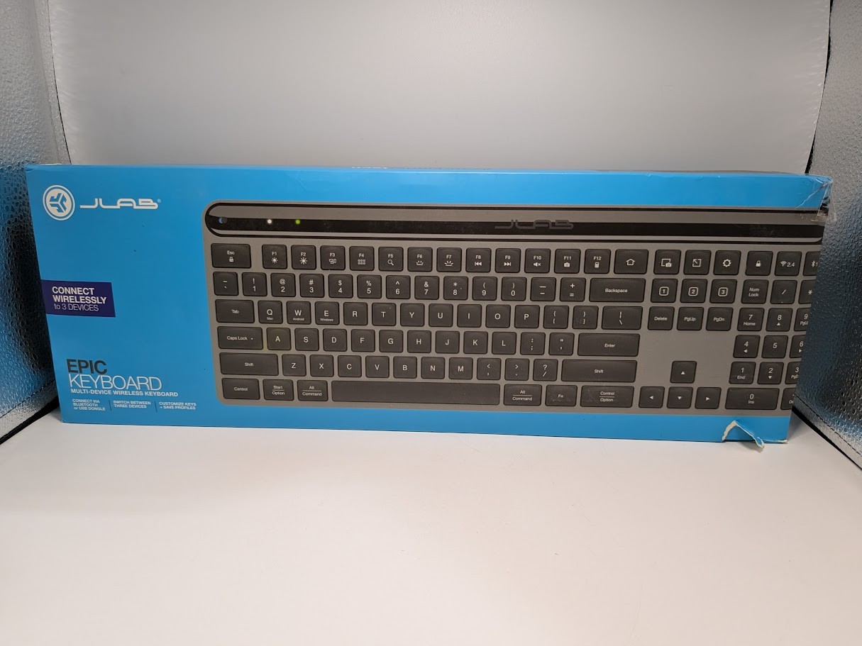 Jlab Epic wireless keyboard Wireless KEPICKEYRBLK4 OPENBOX