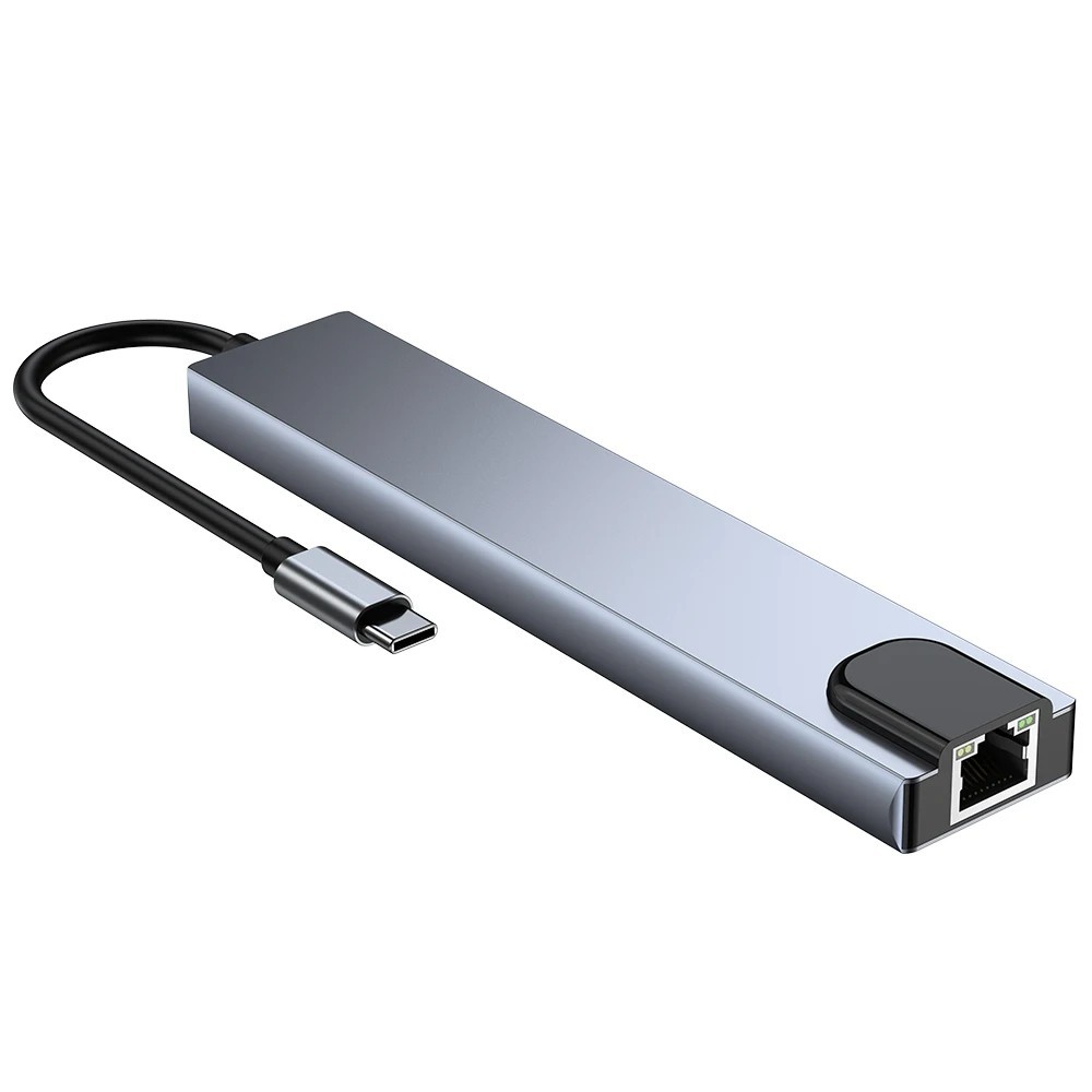 USB C Hub Multiport HDMI 4K Ethernet PD 100W USB 3.0 Adapter