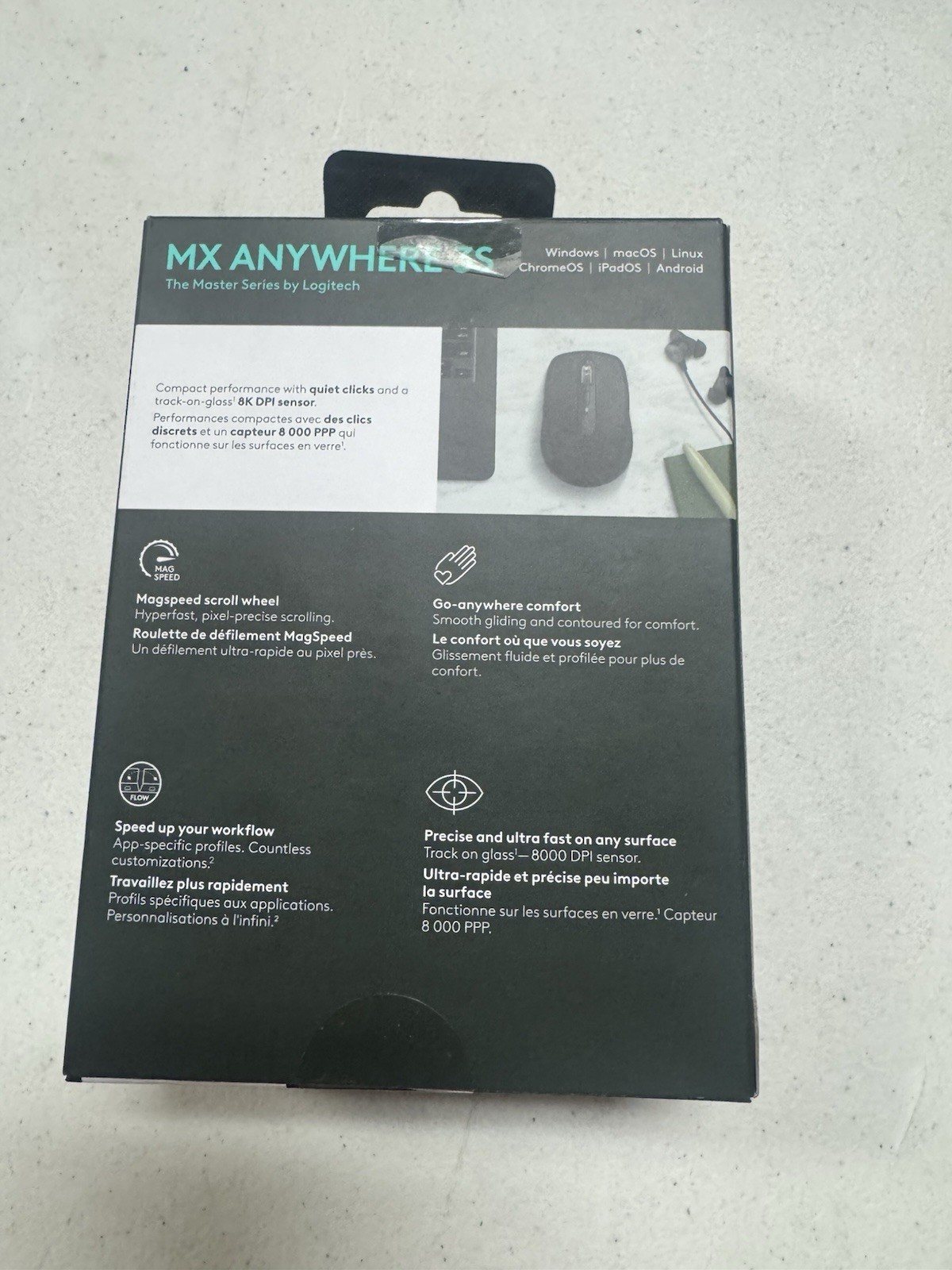 Authentic Logitech MX Anywhere 3S BLACK (910-006928) BRAND NEW