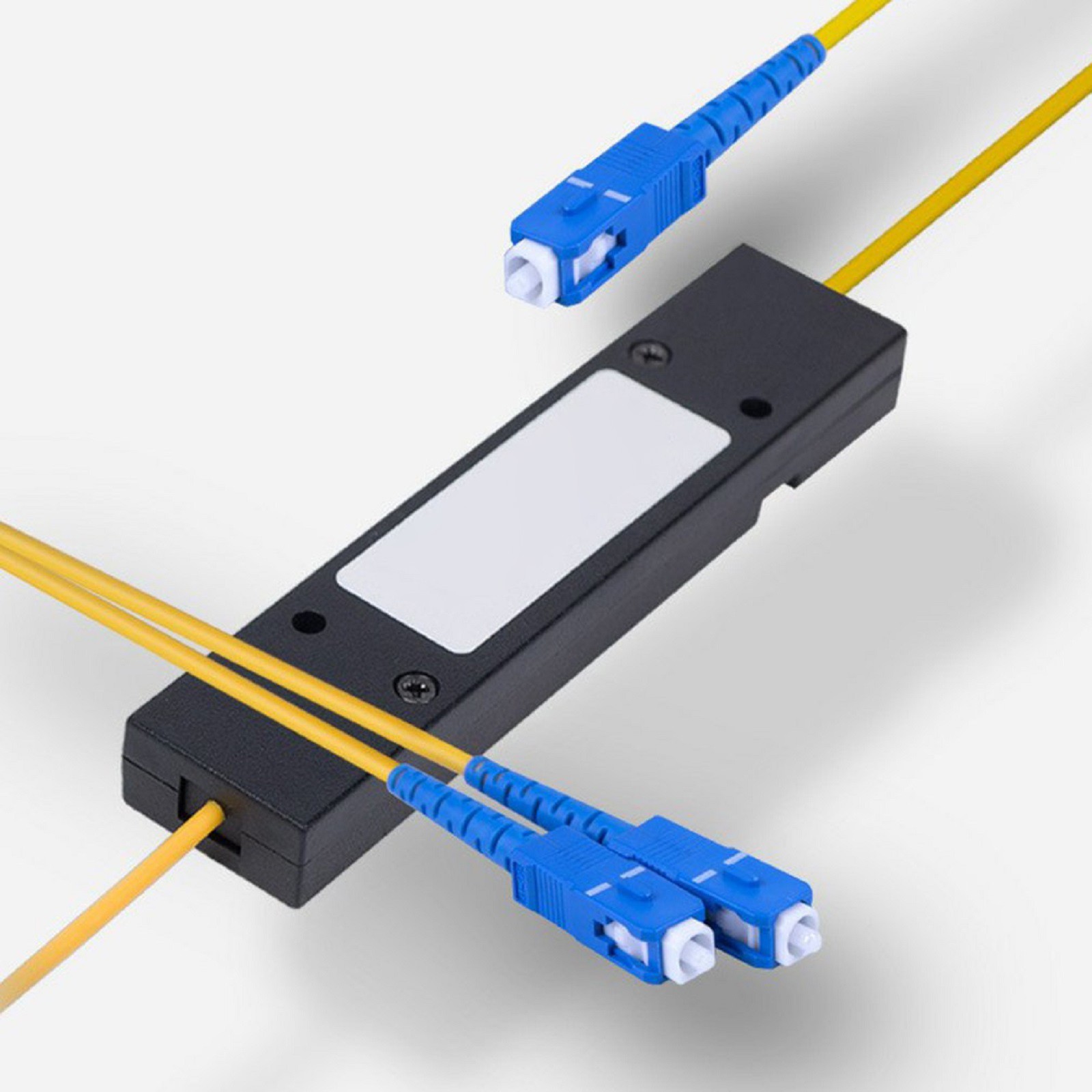 Fiber Optical 2m Ftth SC UPC 1X2 PLC Singlemode Splitter FBT Coupler Adapter h